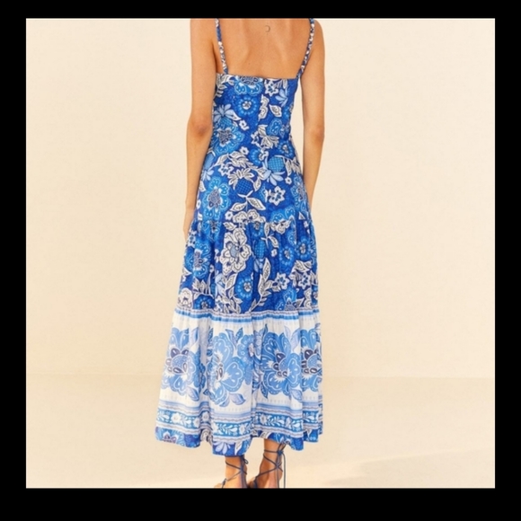 Farm Rio Full Of Flowers Mididress - Picture 9 of 13